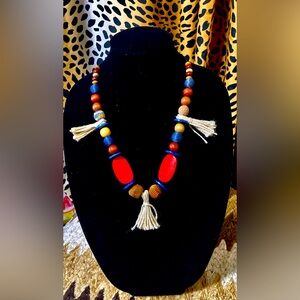 Eccentric African style necklace